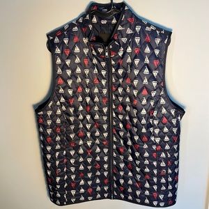Talbots women’s size XL light weight vest with sailboats